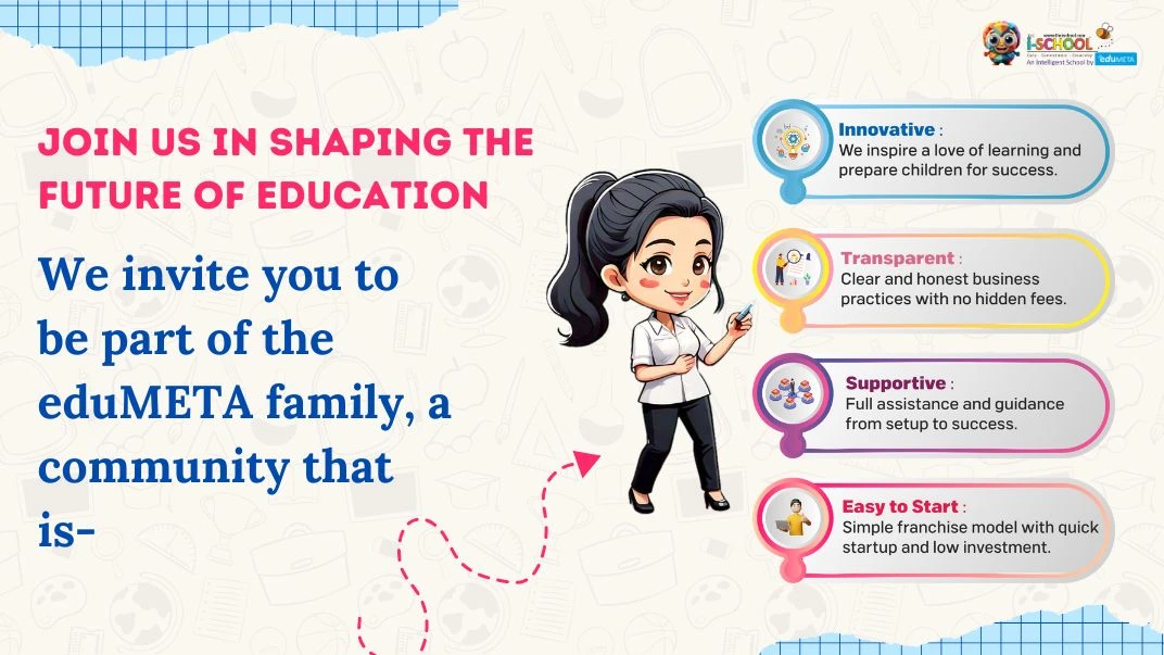 Open a franchise with EduMeta The iSchool and inspire young learners.
